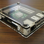 Raspberry Pi B+ Zebra Bold Case: Back.