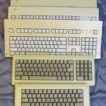 ALPS - Apple M0110, Apple M0110A, Apple Extended Keyboard, & 3x Apple Extended Keyboard II.